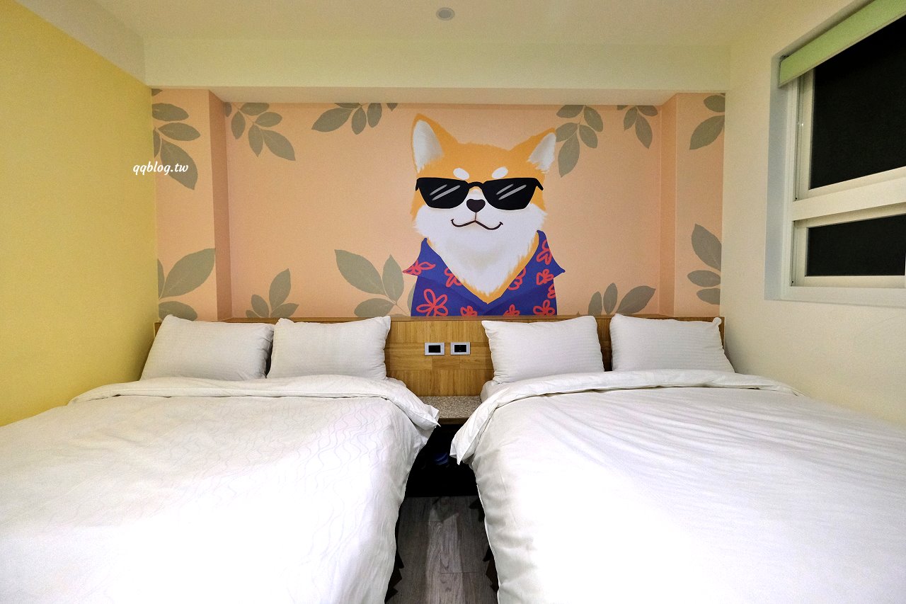 宜蘭礁溪住宿︱礁溪帝王行旅．地理位置極佳的平價住宿，距離火車站步行只要3分鐘，寵物友善旅店推薦 @QQ的懶骨頭