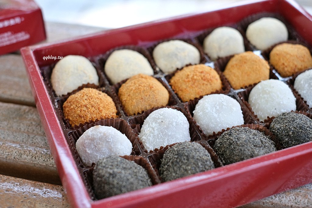 台中豐原︱御之屋麻糬．傳承到第二代的軟Q麻糬，有甜有鹹個個都是好滋味，花生小麻糬限量供應，晚來買不到 @QQ的懶骨頭