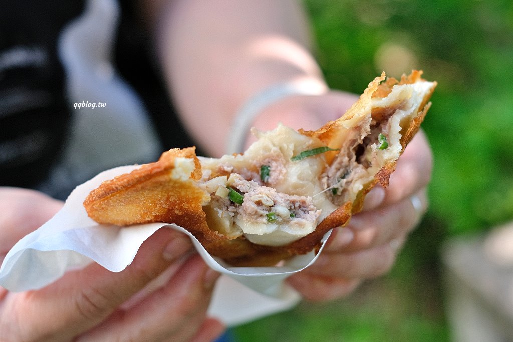 台中豐原︱詹記餡餅店．銅板價美食，四種口味各來一份也不傷荷包 @QQ的懶骨頭