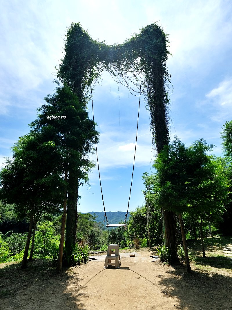苗栗銅鑼︱哈比丘茶樹森林，超萌的水豚君和笑笑羊出沒，還有網美必拍高空盪鞦韆 @QQ的懶骨頭