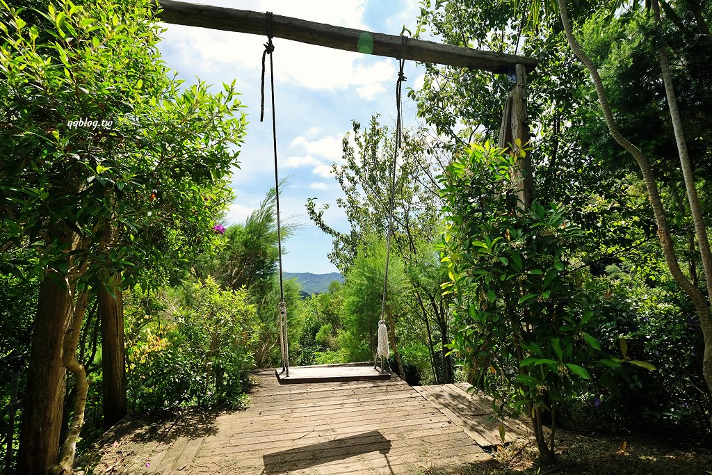 苗栗銅鑼︱哈比丘茶樹森林，超萌的水豚君和笑笑羊出沒，還有網美必拍高空盪鞦韆 @QQ的懶骨頭
