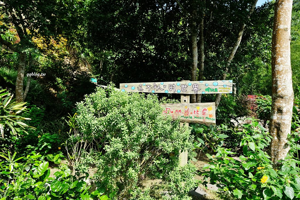 苗栗銅鑼︱哈比丘茶樹森林，超萌的水豚君和笑笑羊出沒，還有網美必拍高空盪鞦韆 @QQ的懶骨頭