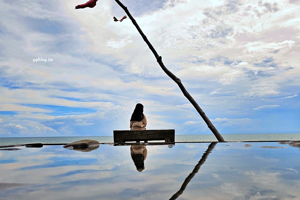 屏東潮州︱別有洞天咖啡館(品味軒休息站)，屏鵝公路上絕美海景咖啡館，天空之鏡、天堂階梯、網美鞦韆都好好拍 @QQ的懶骨頭