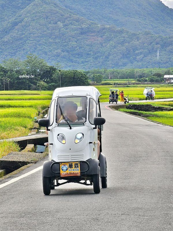 台東池上︱伯朗大道，筆直的伯朗大道、蜿蜒的天堂路和畫框，美景盡收眼底 @QQ的懶骨頭