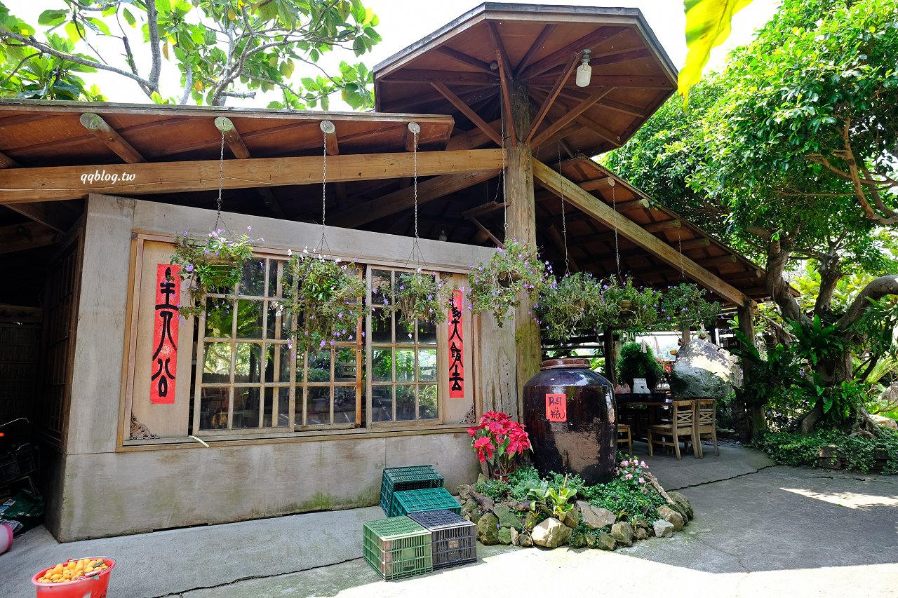 台中石岡︱仙塘跡農園餐廳．半山腰上的景觀農家餐廳，燜鴨、香煎豬肝招牌必點，品嚐客家菜的古早味料理 @QQ的懶骨頭