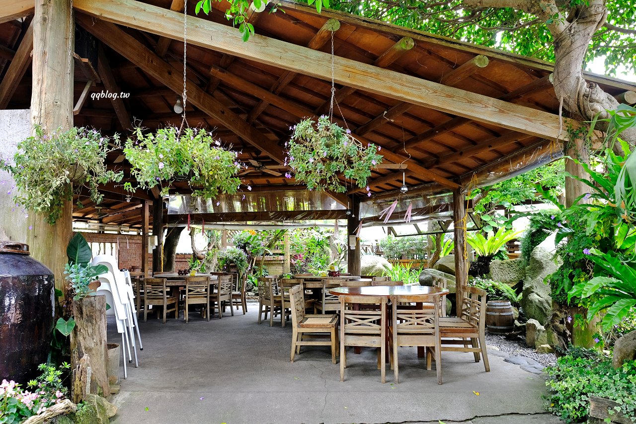 台中石岡︱仙塘跡農園餐廳．半山腰上的景觀農家餐廳，燜鴨、香煎豬肝招牌必點，品嚐客家菜的古早味料理 @QQ的懶骨頭