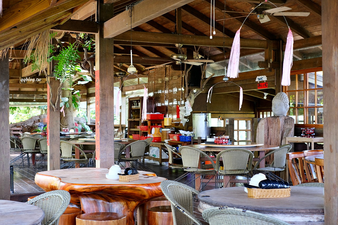 台中石岡︱仙塘跡農園餐廳．半山腰上的景觀農家餐廳，燜鴨、香煎豬肝招牌必點，品嚐客家菜的古早味料理 @QQ的懶骨頭
