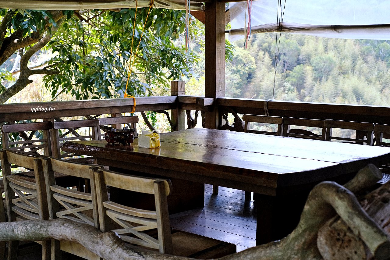台中石岡︱仙塘跡農園餐廳．半山腰上的景觀農家餐廳，燜鴨、香煎豬肝招牌必點，品嚐客家菜的古早味料理 @QQ的懶骨頭