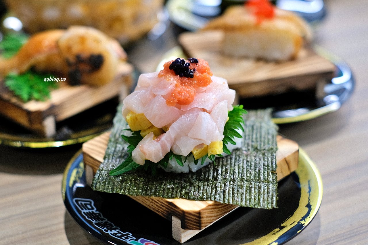 台中北屯︱平祿壽司 松竹店．來自日本仙台迴轉壽司二店登場，松竹店限定口味值得一試，還有自助飲料喝到飽 @QQ的懶骨頭