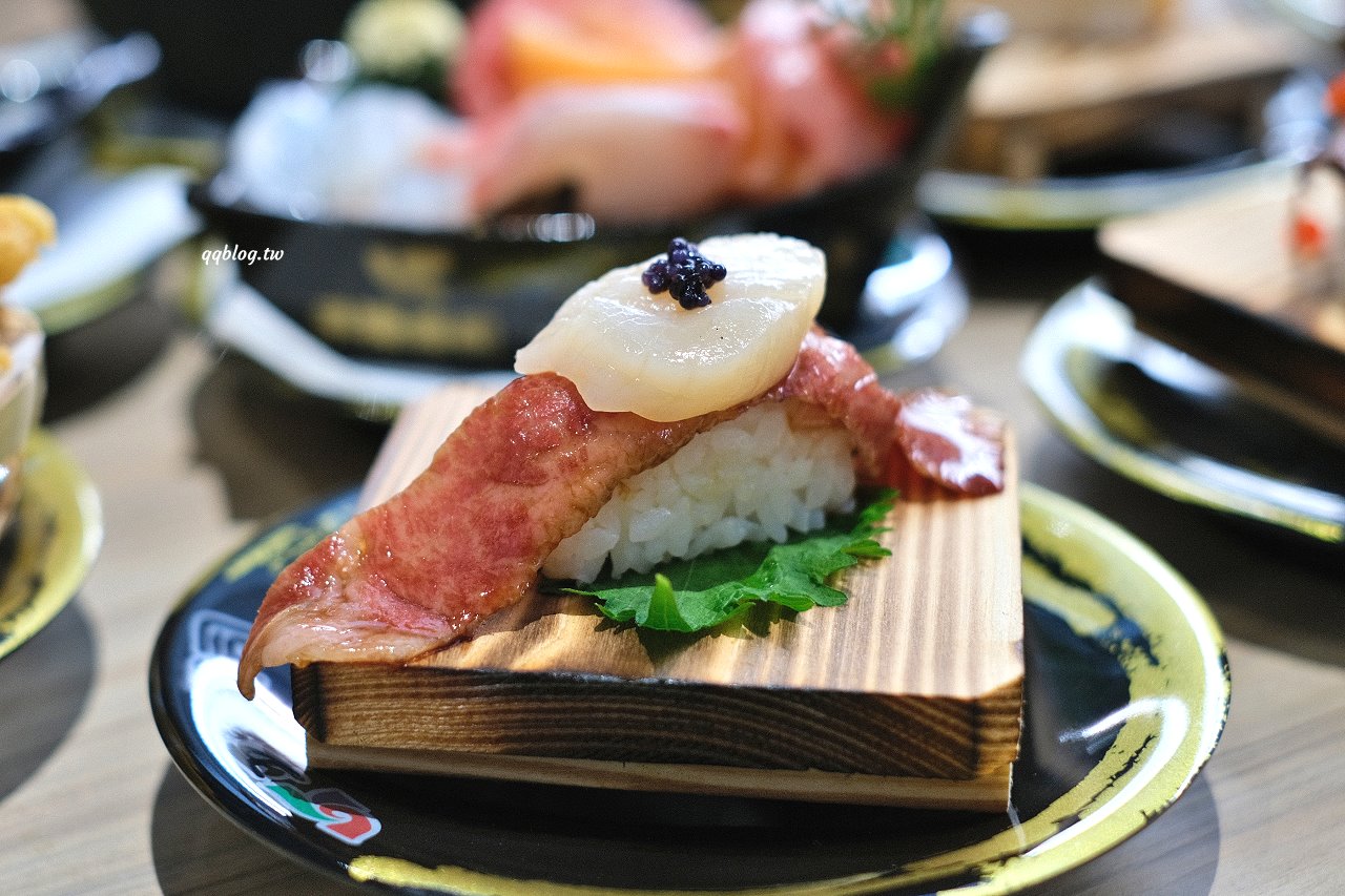 台中北屯︱平祿壽司 松竹店．來自日本仙台迴轉壽司二店登場，松竹店限定口味值得一試，還有自助飲料喝到飽 @QQ的懶骨頭