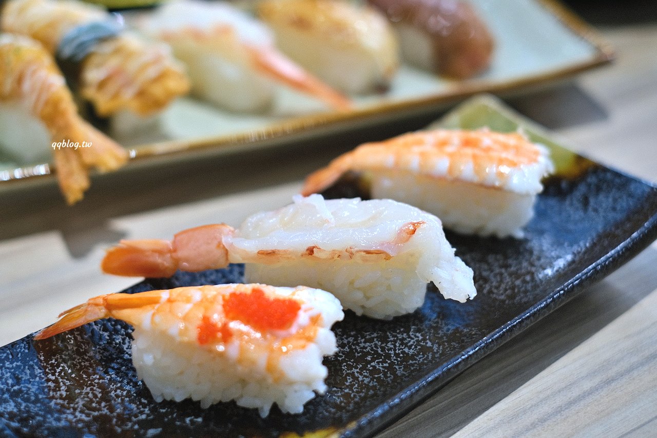 台中北屯︱平祿壽司 松竹店．來自日本仙台迴轉壽司二店登場，松竹店限定口味值得一試，還有自助飲料喝到飽 @QQ的懶骨頭