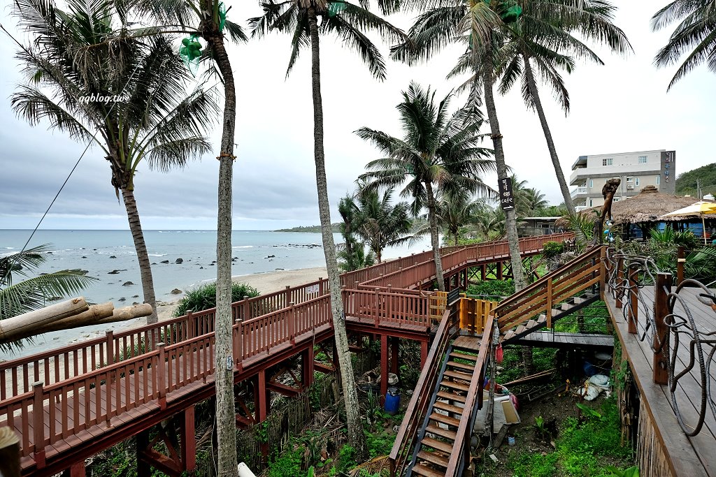 台東卑南︱可可娜咖啡 coconut cafe&#8217;．南洋風景觀海景咖啡館，很有置身在國外的異國風味 @QQ的懶骨頭