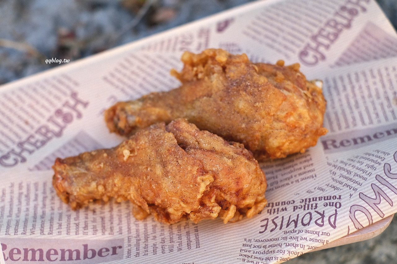 台中大雅︱大雅無名炸雞．麵衣輕薄又酥脆，讓人吮指回味，家樂福超市前 @QQ的懶骨頭