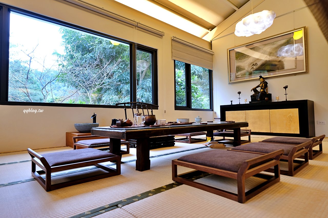 台中新社︱浮世三千．隱身山區的預約制無菜單料理景觀餐廳，大片落羽松超美，露營區即將開放 @QQ的懶骨頭