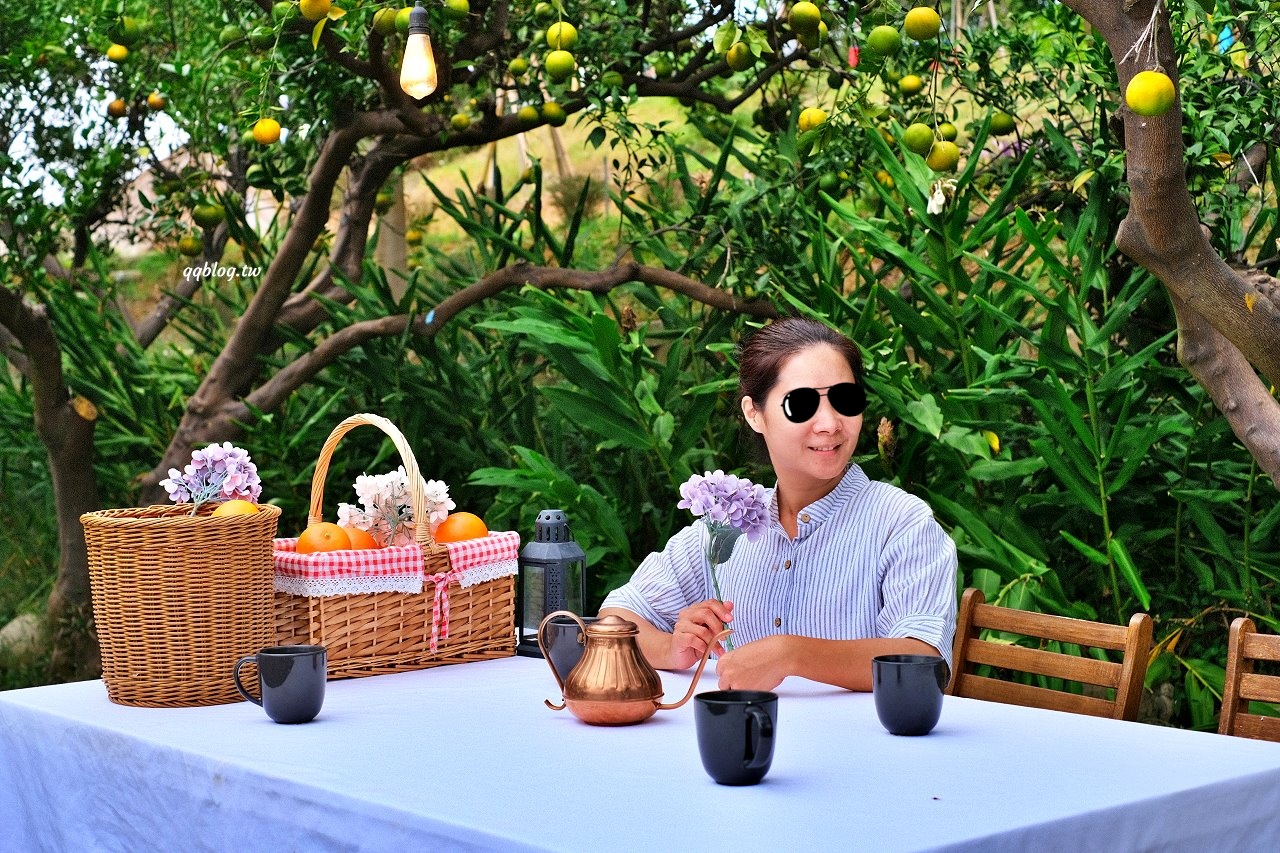 苗栗頭屋︱橙香森林．山林裡的唯美玻璃屋，還有美美的橘子隧道超好拍 @QQ的懶骨頭