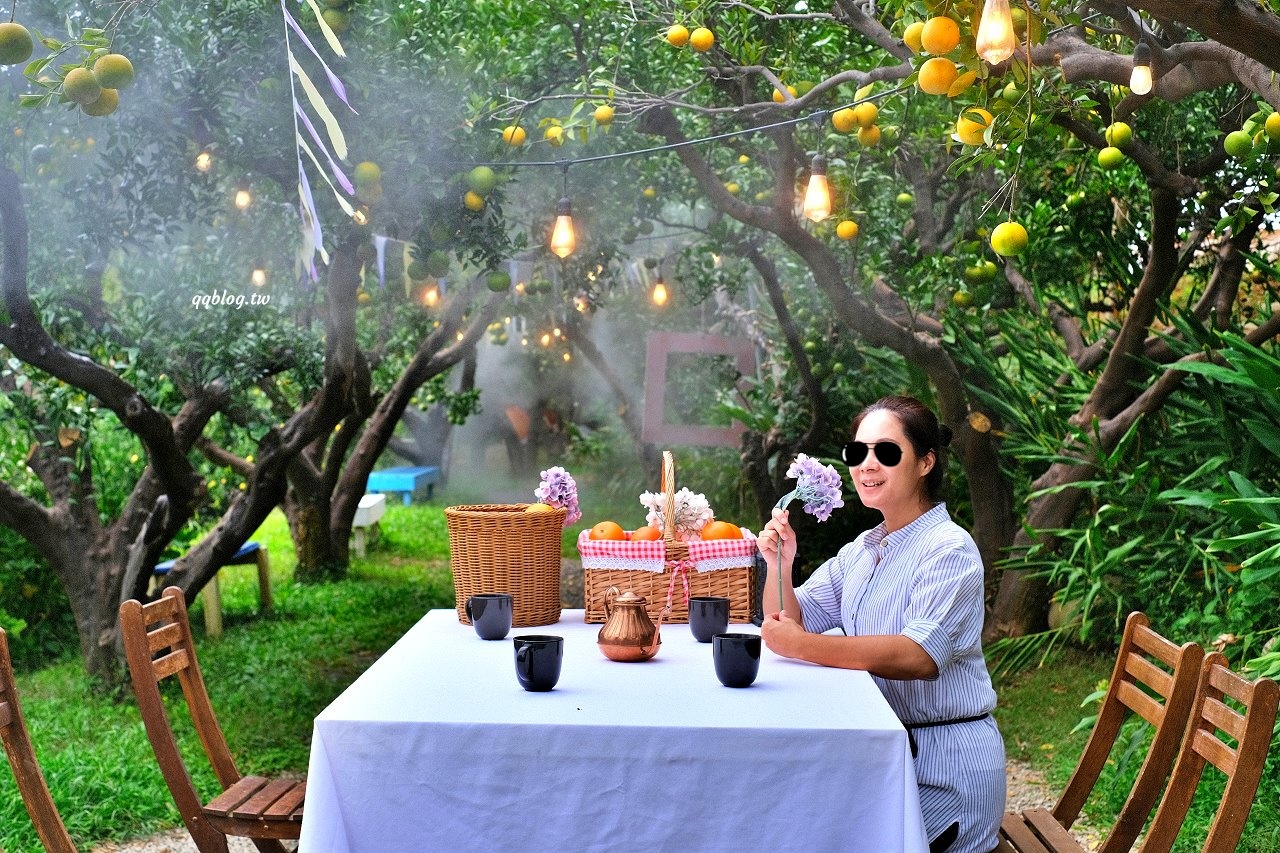 苗栗頭屋︱橙香森林．山林裡的唯美玻璃屋，還有美美的橘子隧道超好拍 @QQ的懶骨頭