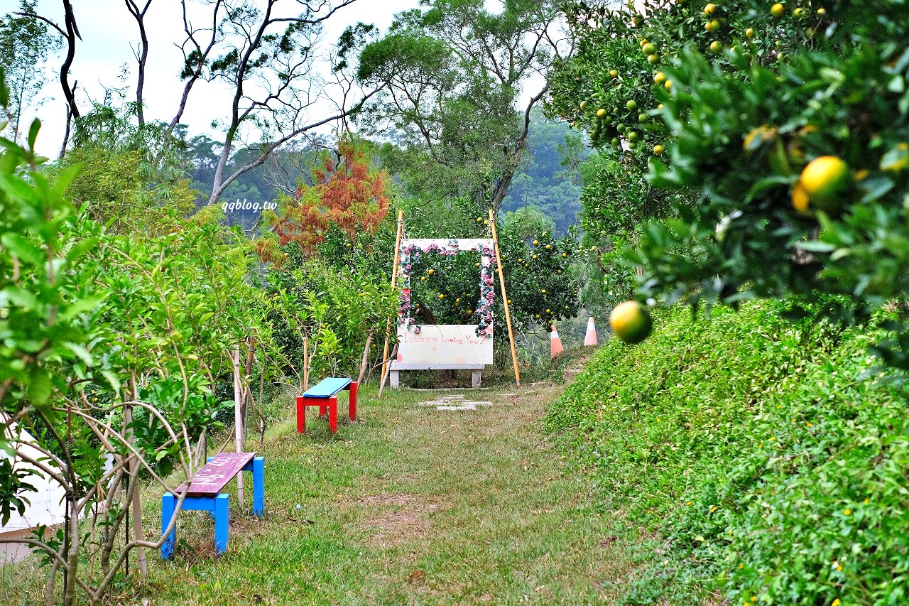 苗栗頭屋︱橙香森林．山林裡的唯美玻璃屋，還有美美的橘子隧道超好拍 @QQ的懶骨頭
