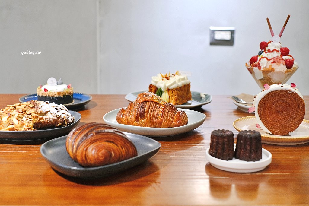 台中沙鹿︱法奇甜點 FUDGE．藍帶廚藝學院甜點師的人氣甜點店，可頌口味選擇多，海線甜點店推薦 @QQ的懶骨頭