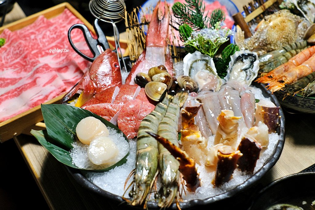 台中南屯︱灰鴿/鍋．幾歲生日送幾隻蝦，還有小鮑魚、蛤蠣、梅花肉可以雙併，快帶阿公阿嬤一起吃起來 @QQ的懶骨頭