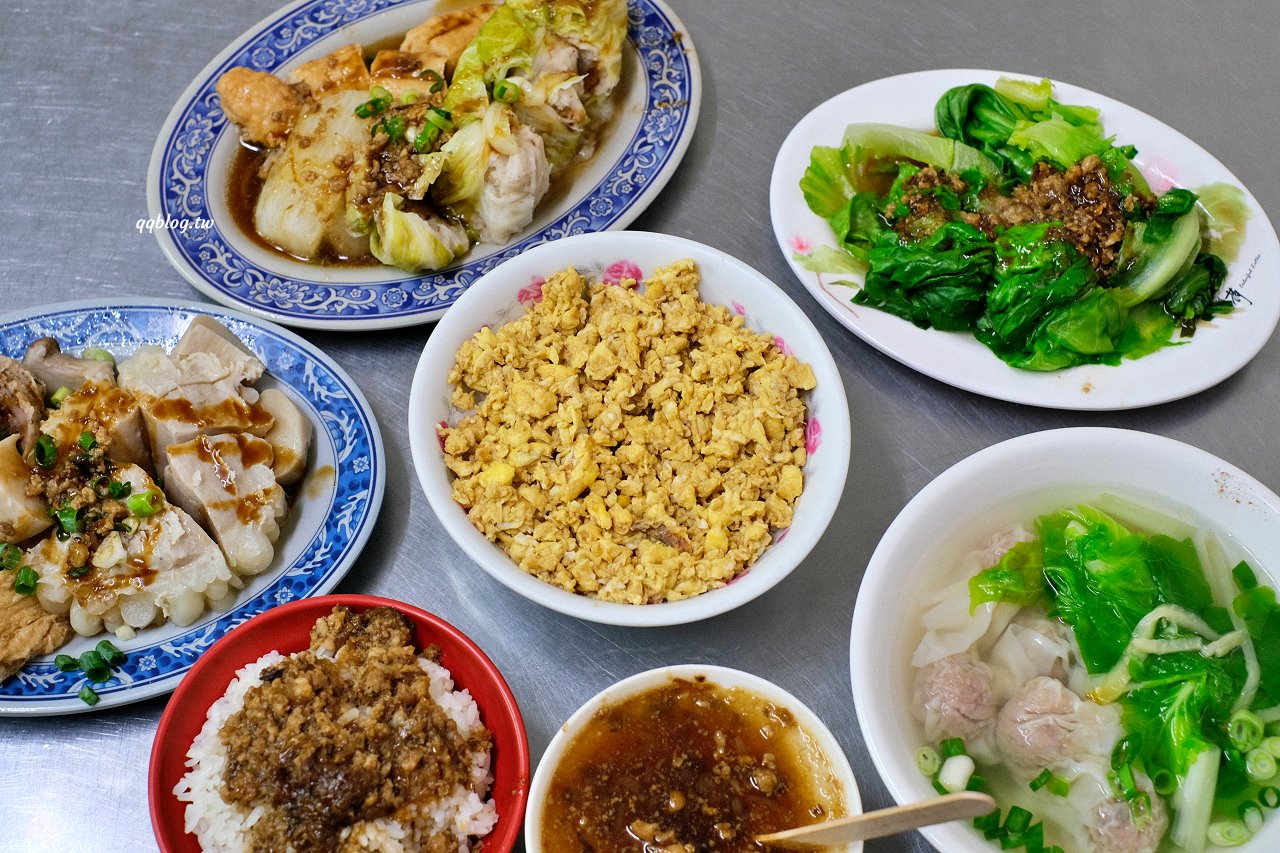雲林斗六︱老街碗粿．飄香90年的美味古早味蛋飯，點滿一桌完全不傷荷包 @QQ的懶骨頭