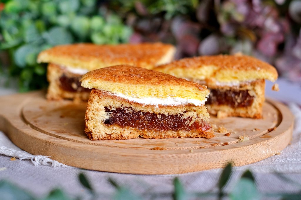 屏東鹽埔︱銘豐囍餅店．超特別的海綿蛋糕鳳梨酥，現場無販售，沒有預訂吃不到 @QQ的懶骨頭
