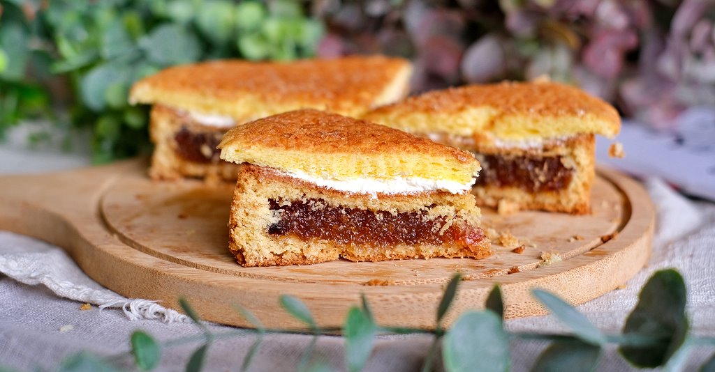 屏東鹽埔︱銘豐囍餅店．超特別的海綿蛋糕鳳梨酥，現場無販售，沒有預訂吃不到 @QQ的懶骨頭