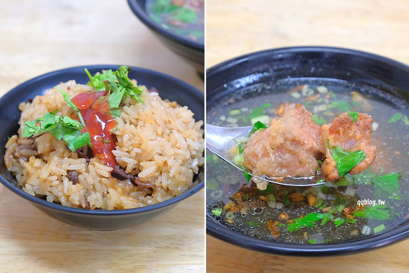 台中東勢︱一福味麵食館．油飯、排骨酥湯是招牌，晚來真的吃不到，東勢美食推薦 @QQ的懶骨頭