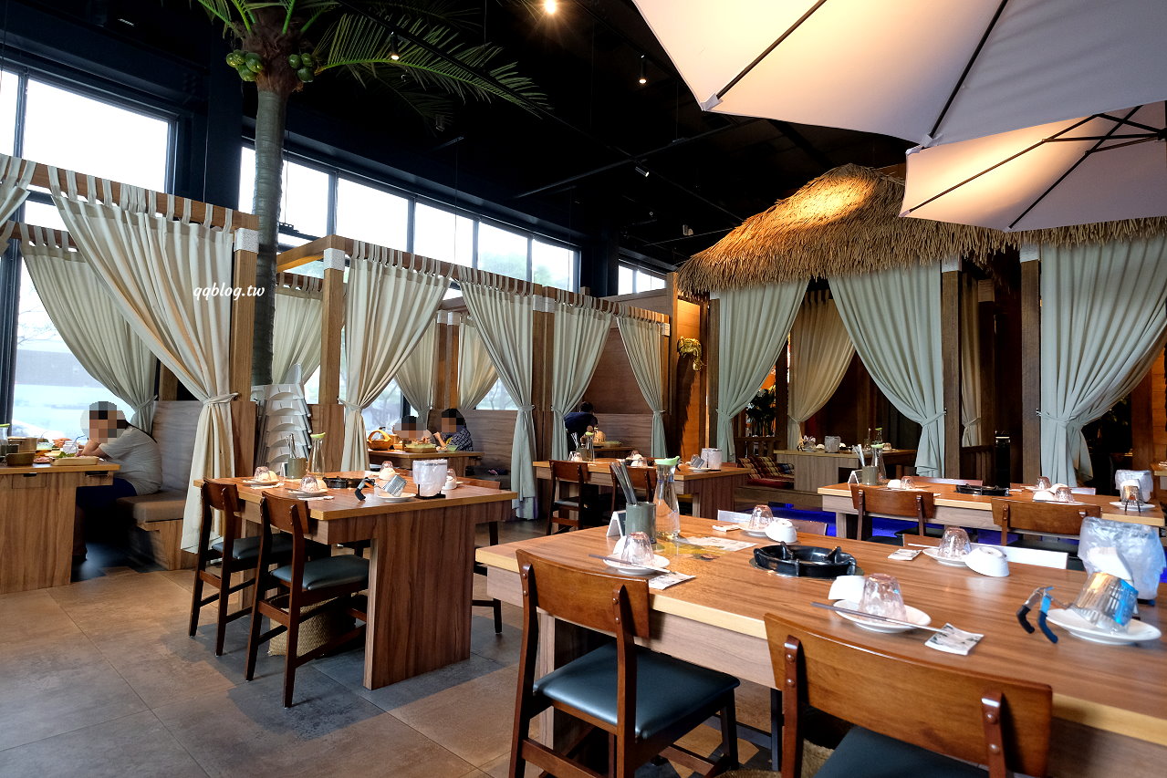 台中北屯︱泰滾 Rolling Thai 泰式火鍋．熱帶叢林風格很吸睛，一秒回到泰國，營業到凌晨2:00，夜貓子有宵夜可以啦 @QQ的懶骨頭