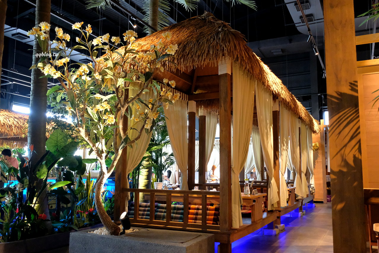 台中北屯︱泰滾 Rolling Thai 泰式火鍋．熱帶叢林風格很吸睛，一秒回到泰國，營業到凌晨2:00，夜貓子有宵夜可以啦 @QQ的懶骨頭