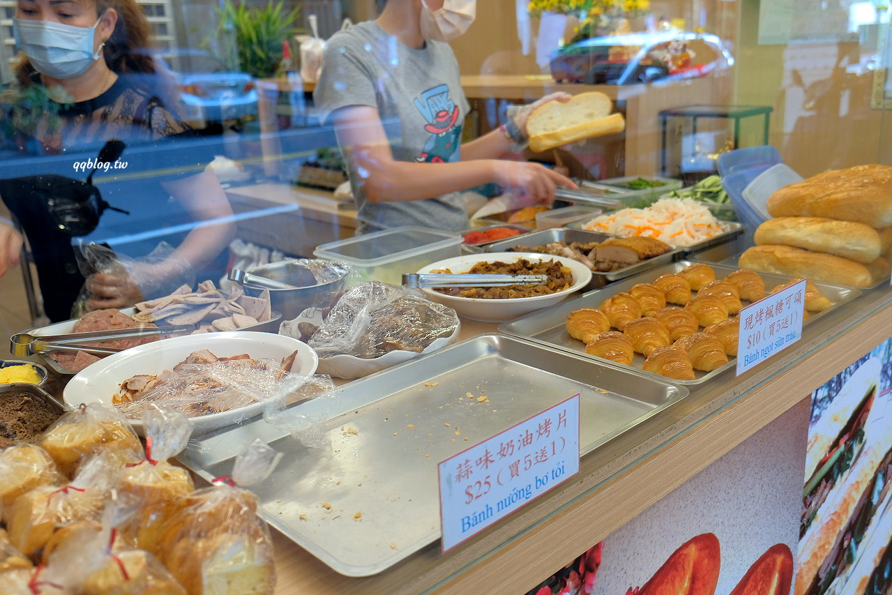 台中豐原︱Lò Bánh Mì Pasteur 豐原越南法國麵包工藝．口味清爽無負擔，一個就可以吃好飽 @QQ的懶骨頭