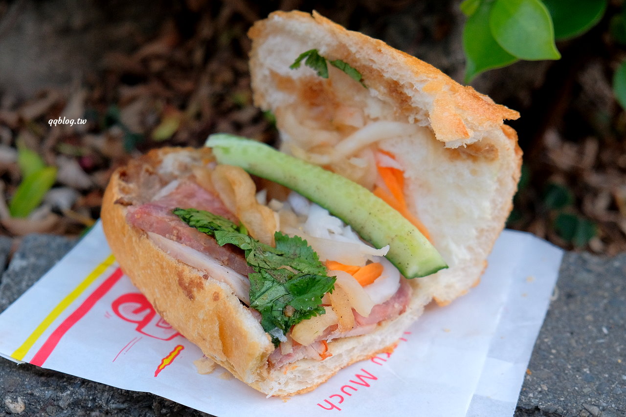 台中豐原︱Lò Bánh Mì Pasteur 豐原越南法國麵包工藝．口味清爽無負擔，一個就可以吃好飽 @QQ的懶骨頭