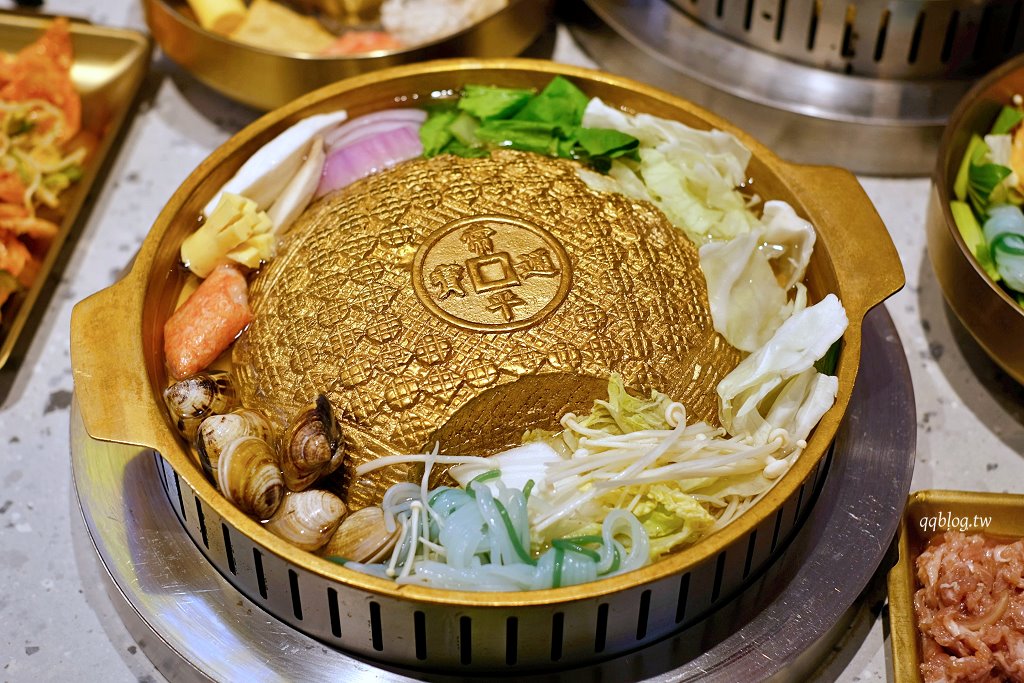 台中西屯｜朴庶銅盤烤肉 台中文心店．築間旗下新品牌，488元起韓國銅盤烤肉吃到飽 @QQ的懶骨頭