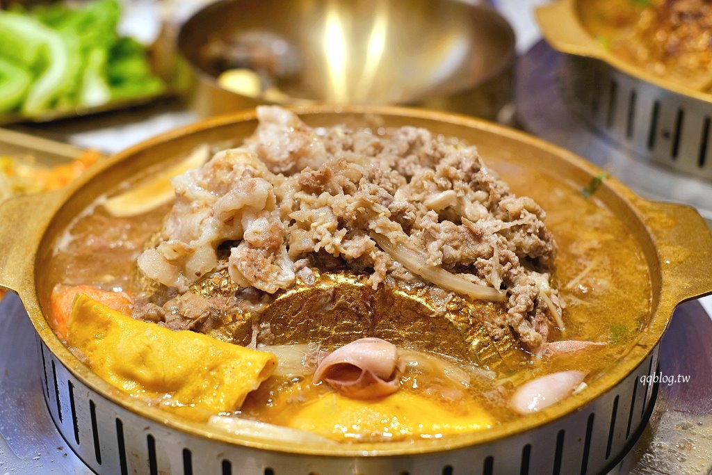 台中西屯｜朴庶銅盤烤肉 台中文心店．築間旗下新品牌，488元起韓國銅盤烤肉吃到飽 @QQ的懶骨頭