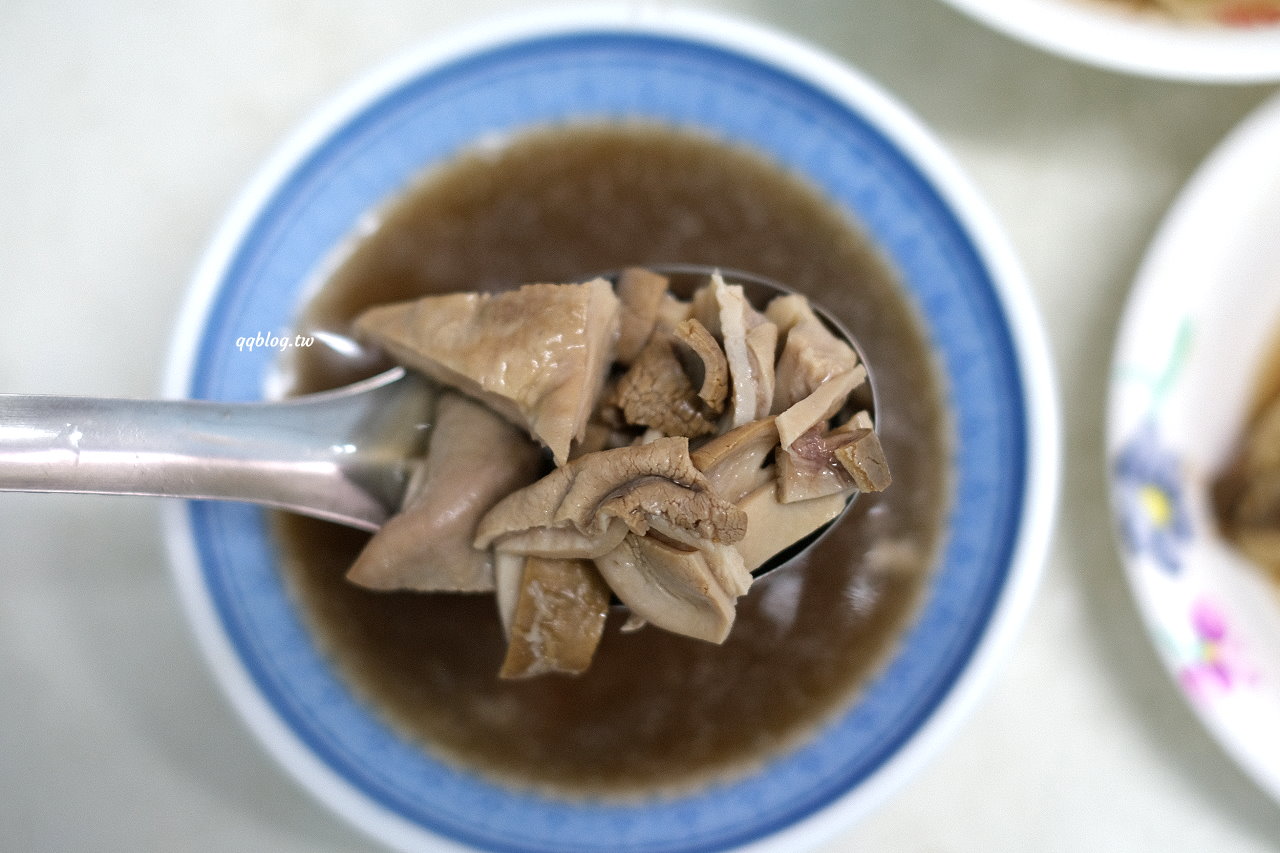 台中豐原︱永芳亭扁食 肉粽．廟東80年老店，肉粽、扁食、四神湯必點 @QQ的懶骨頭
