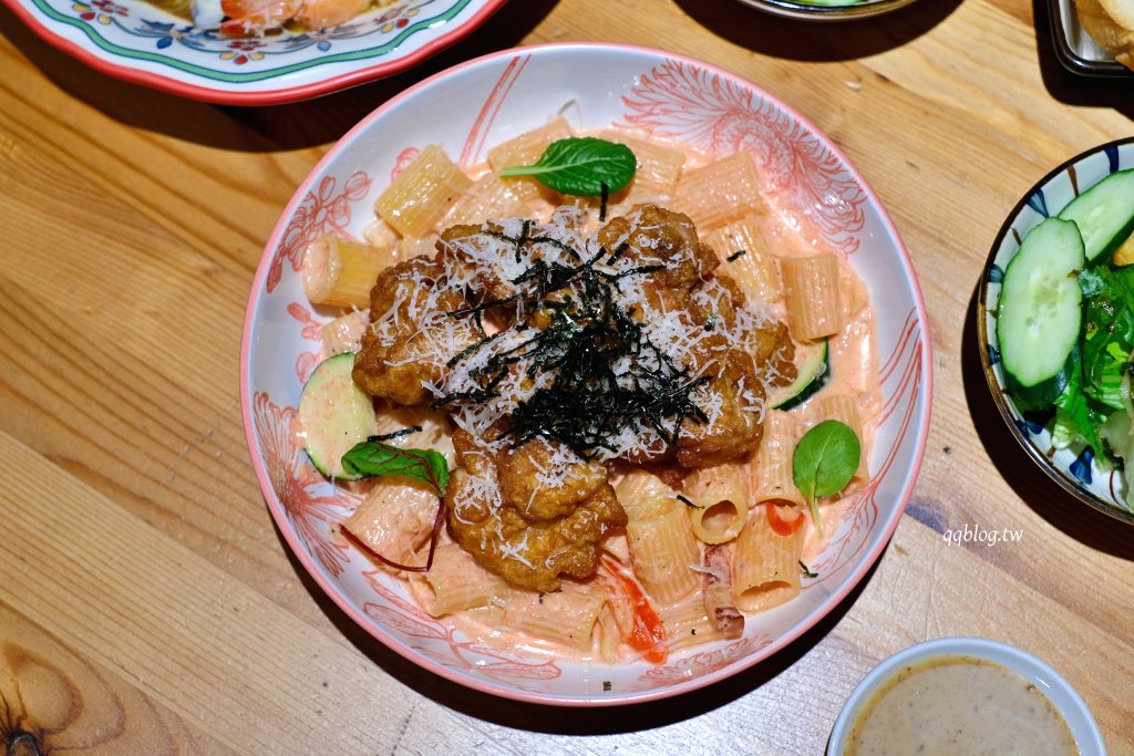 台中西區︱遊牧餐桌 Nomadic Trattoria．台中國美館附近老宅義大利麵 @QQ的懶骨頭