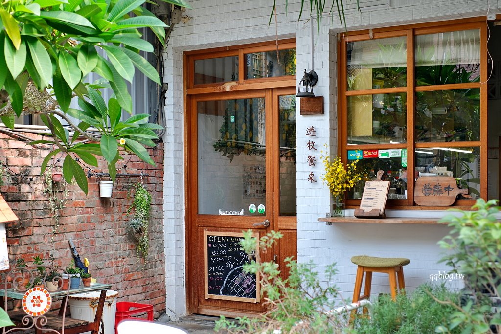 台中西區︱遊牧餐桌 Nomadic Trattoria．台中國美館附近老宅義大利麵 @QQ的懶骨頭