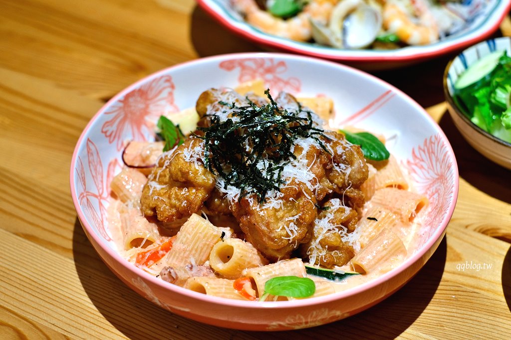 台中西區︱遊牧餐桌 Nomadic Trattoria．台中國美館附近老宅義大利麵 @QQ的懶骨頭