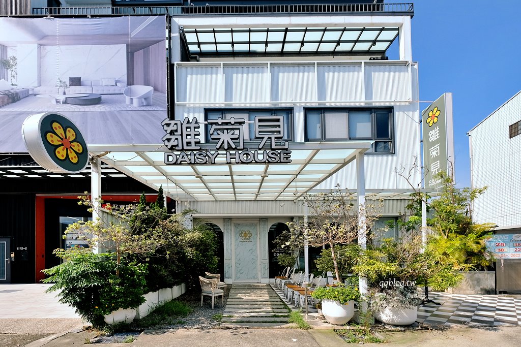 台中南屯︱雛菊見 DAISY HOUSE．網美系美食餐廳，造型棉花糖最吸睛 @QQ的懶骨頭