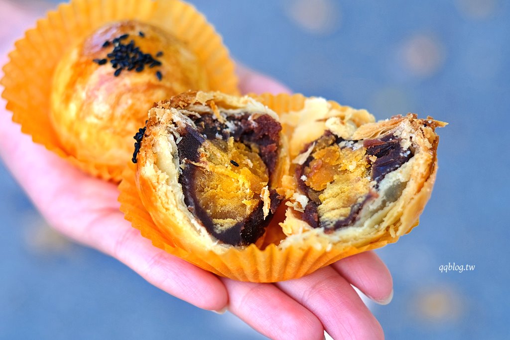 花蓮︱一芳蛋黃酥．師承彰化名店的手藝，香酥可口好好吃 @QQ的懶骨頭