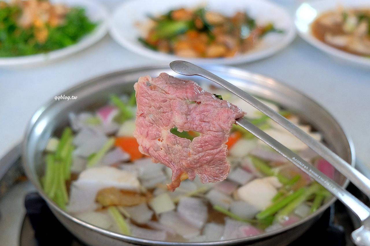 台中東勢︱檳園食坊．平價美味的客家菜餐廳，推清燙溫體牛肉火鍋 @QQ的懶骨頭