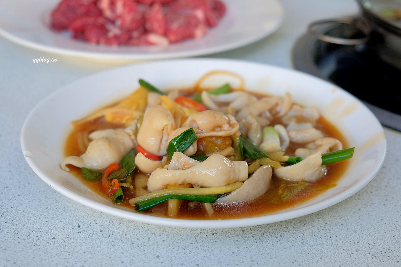 台中東勢︱檳園食坊．平價美味的客家菜餐廳，推清燙溫體牛肉火鍋 @QQ的懶骨頭