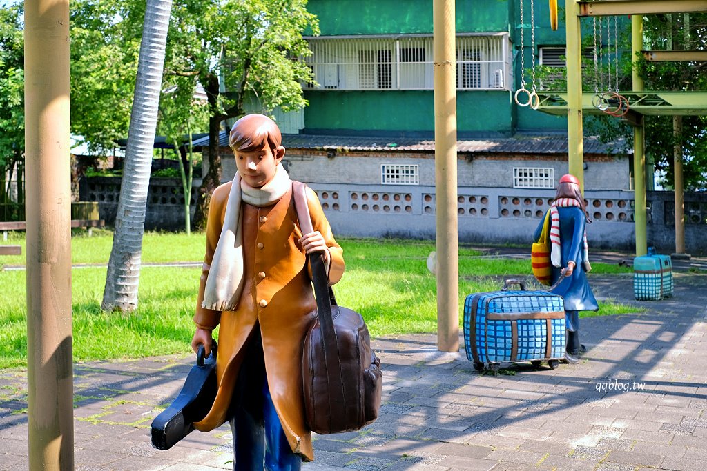 宜蘭︱丟丟噹森林公園．串連幾米公園一路欣賞幾米繪本人偶藝術裝置，可愛又有童趣 @QQ的懶骨頭