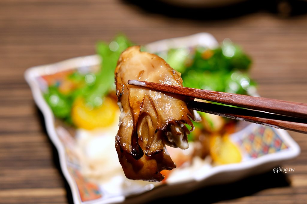 台中南屯︱客觀炭火小料理．藏身在七期裡的炭火直烤和牛挽肉，免飛日本也能吃到日式漢堡排 @QQ的懶骨頭