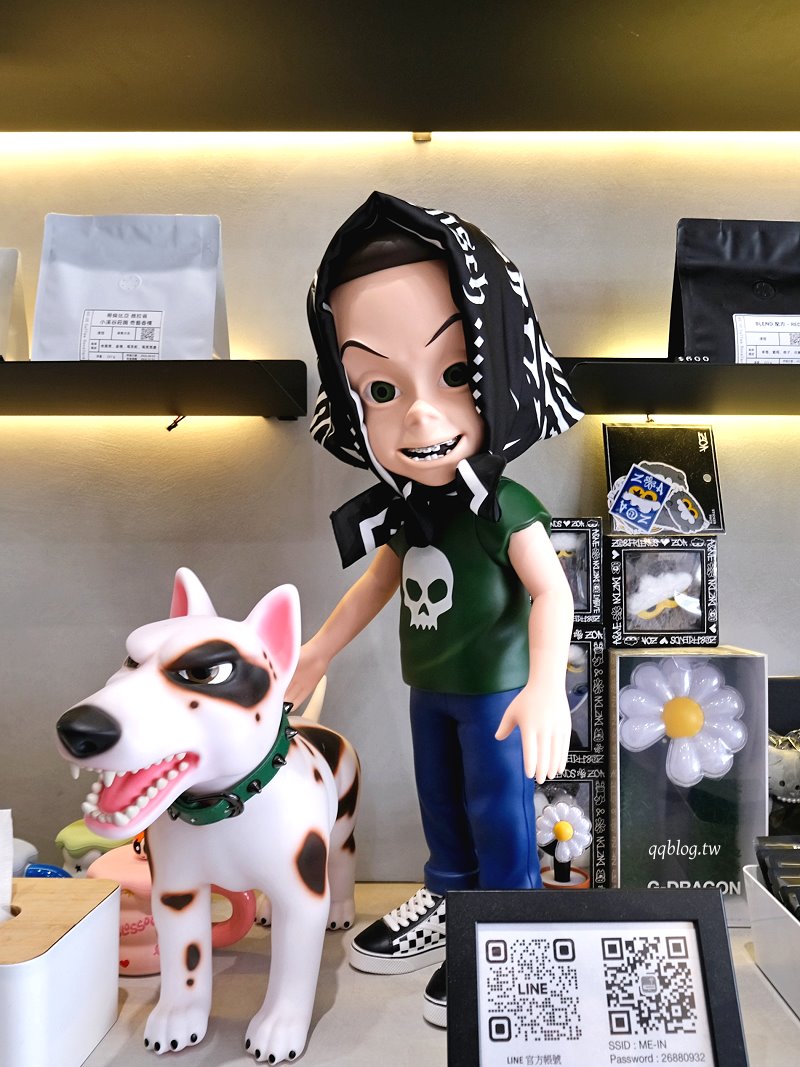 台中大甲︱ME-iN Coffee Roasters 米伊咖啡 ．大甲質感咖啡館，招牌水果千層捲必點 @QQ的懶骨頭