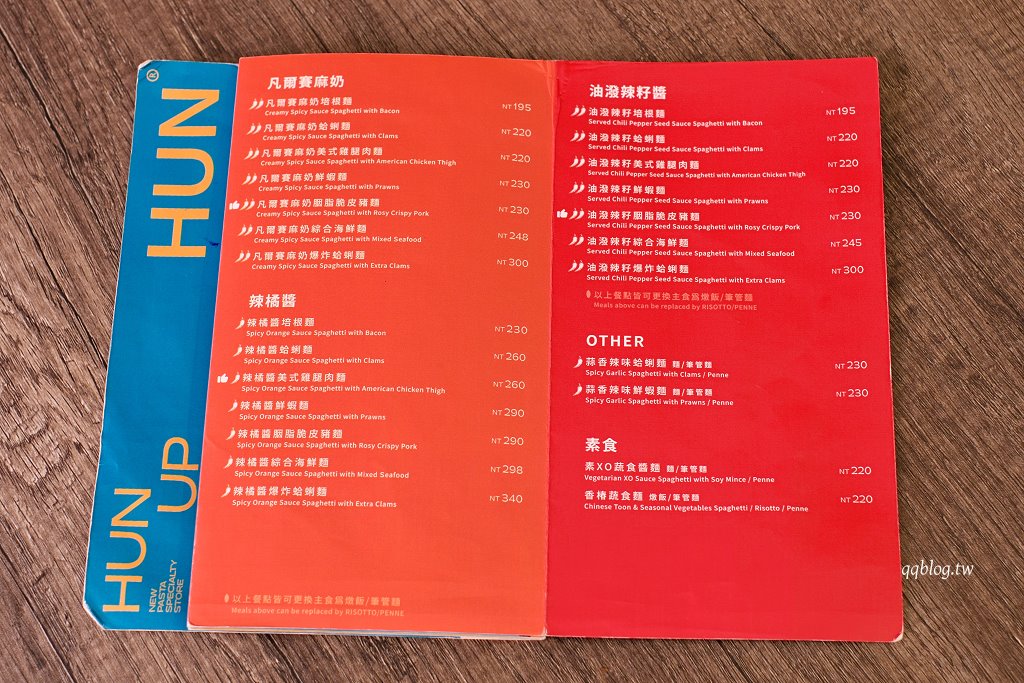 台中北區︱HUN混 一中店．一中商圈老牌義大利麵，用餐時間人潮還是爆滿啊 @QQ的懶骨頭