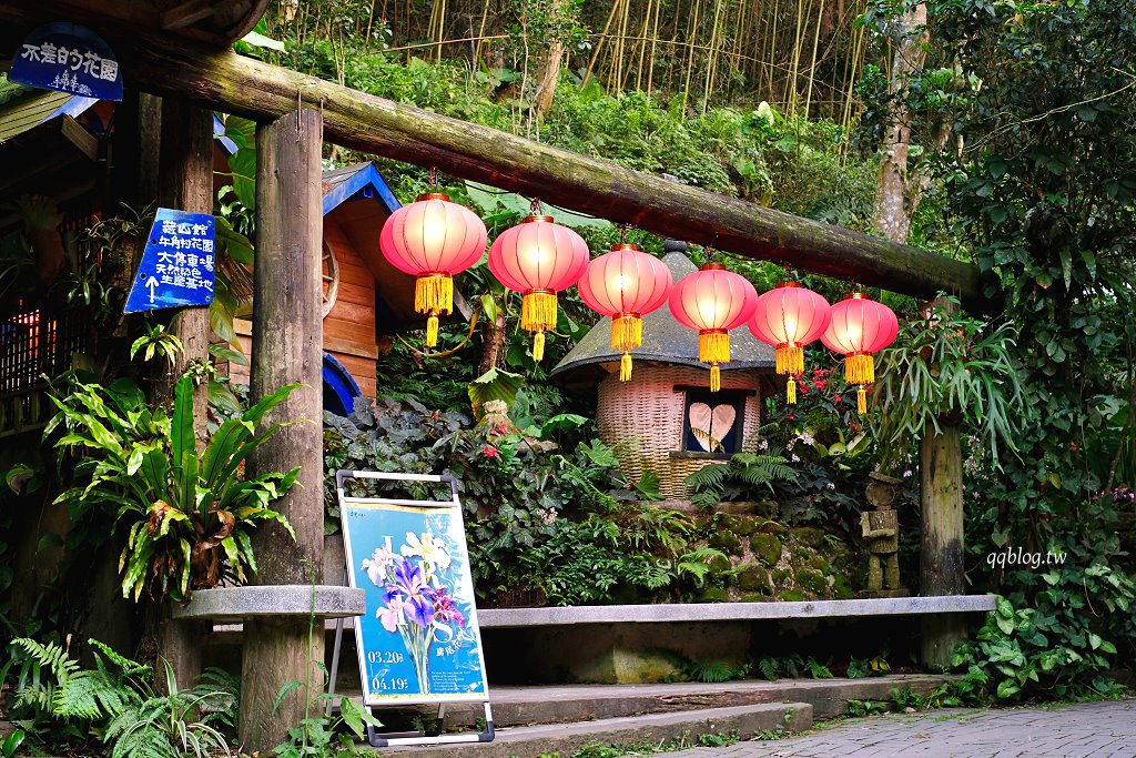 苗栗三義︱卓也小屋渡假園區．春暖花開賞花的季節，療鬱手作花朵移印染，蔬食百匯+下午茶，玩樂一整天 @QQ的懶骨頭
