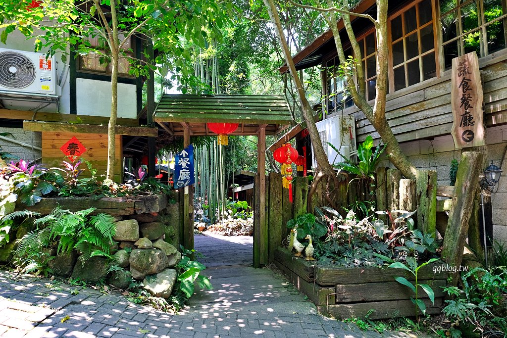 苗栗三義︱卓也小屋渡假園區．春暖花開賞花的季節，療鬱手作花朵移印染，蔬食百匯+下午茶，玩樂一整天 @QQ的懶骨頭