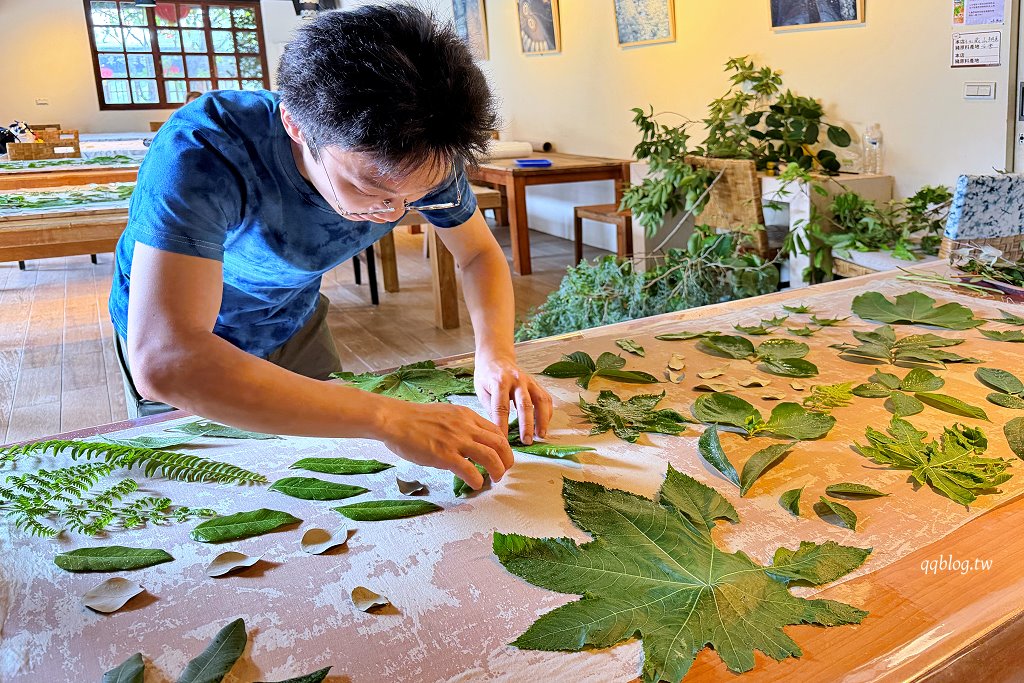 苗栗三義︱卓也小屋渡假園區．春暖花開賞花的季節，療鬱手作花朵移印染，蔬食百匯+下午茶，玩樂一整天 @QQ的懶骨頭