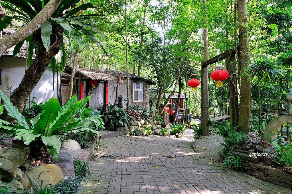 苗栗三義︱卓也小屋渡假園區．春暖花開賞花的季節，療鬱手作花朵移印染，蔬食百匯+下午茶，玩樂一整天 @QQ的懶骨頭