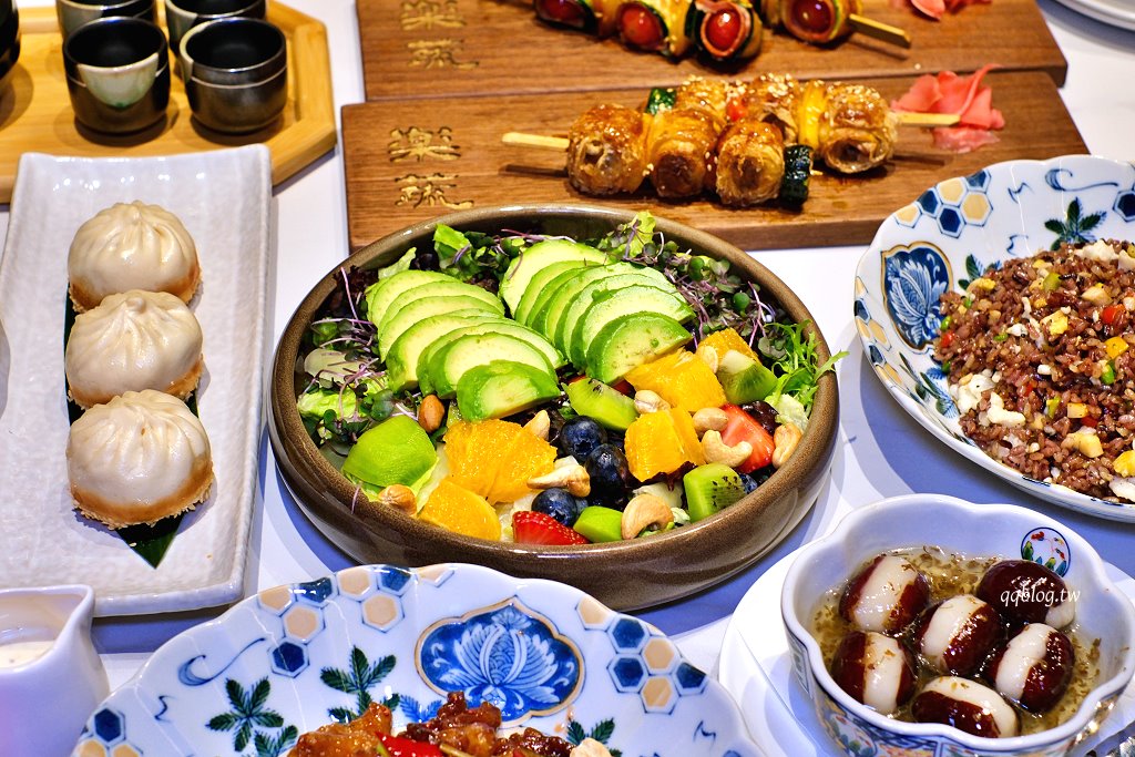 台中北屯︱樂蔬 LE SHU．韓國正寬法師創新禪食料理，口感味道都很豐富，巔覆蔬食的刻板印象 @QQ的懶骨頭